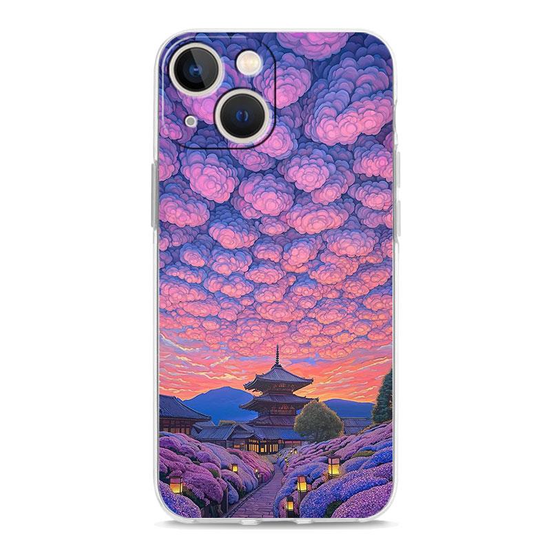 Phone Case For iPhone 17 Cases iPhone Air 16 15 12 13 14 Pro Max 7 8 Plus 16Pro iPhone11 Cover Landscape Japan Scenery