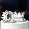 Pineapple-Textured Delay Ring Male Endurance Pleasure Enhancer with Dual Stimulation Transparent Reusable Discreet Couples Toy for