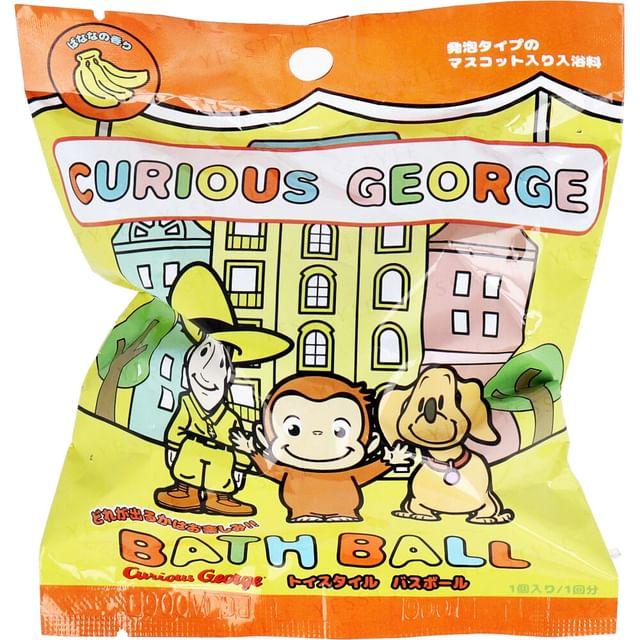 MANABURO - Curious George Bath Ball 1 pc - Random Style