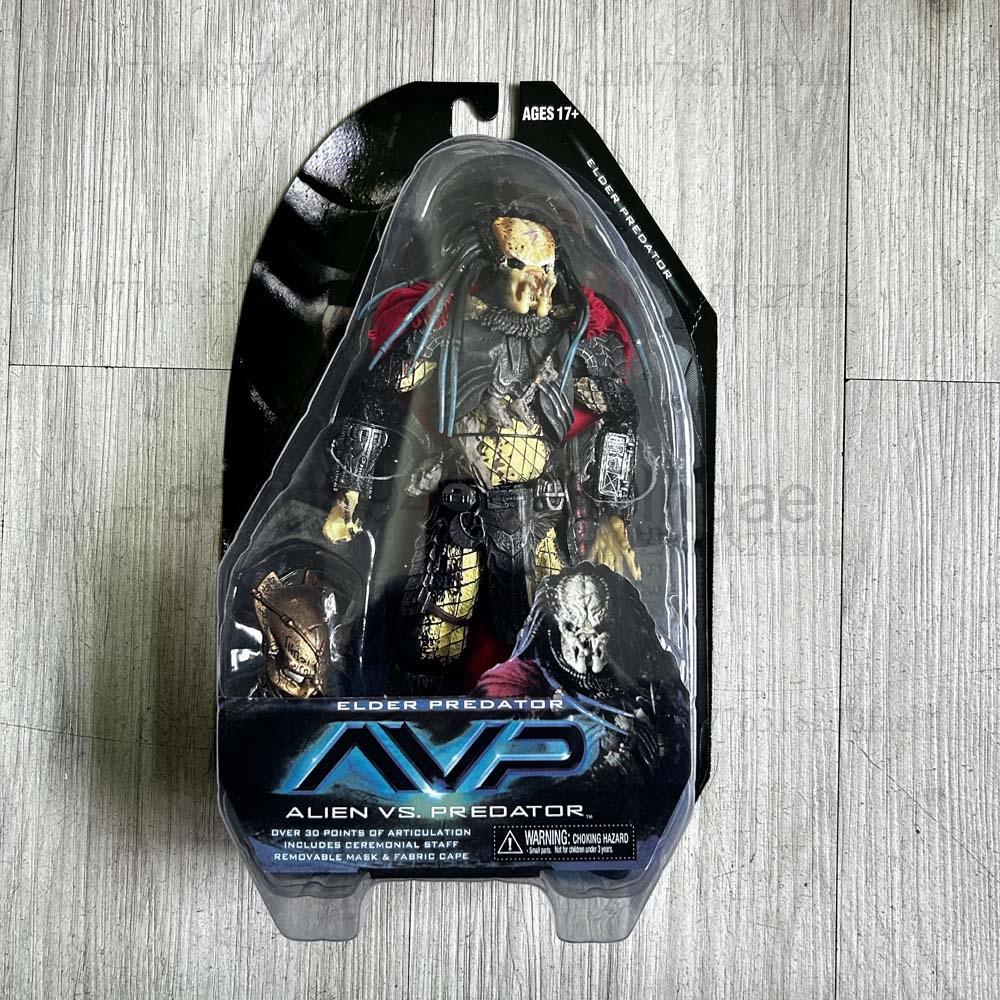 Hiya Toys Alien gegen. Predator Älterer Predator 1:18 Skala Actionfigur Modell Spielzeug Gelenkige Bewegliche Puppe Weihnachtsgeschenk Raumdekoration
