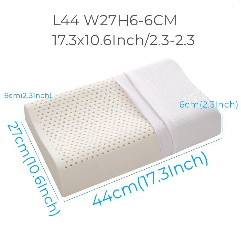 

Talalay-High Antibacterial Natural Latex Pillow, Orthopedic Neck Support, Cervical Vertebra, Neck Care, Beding Large Sleepers Pillow1pc