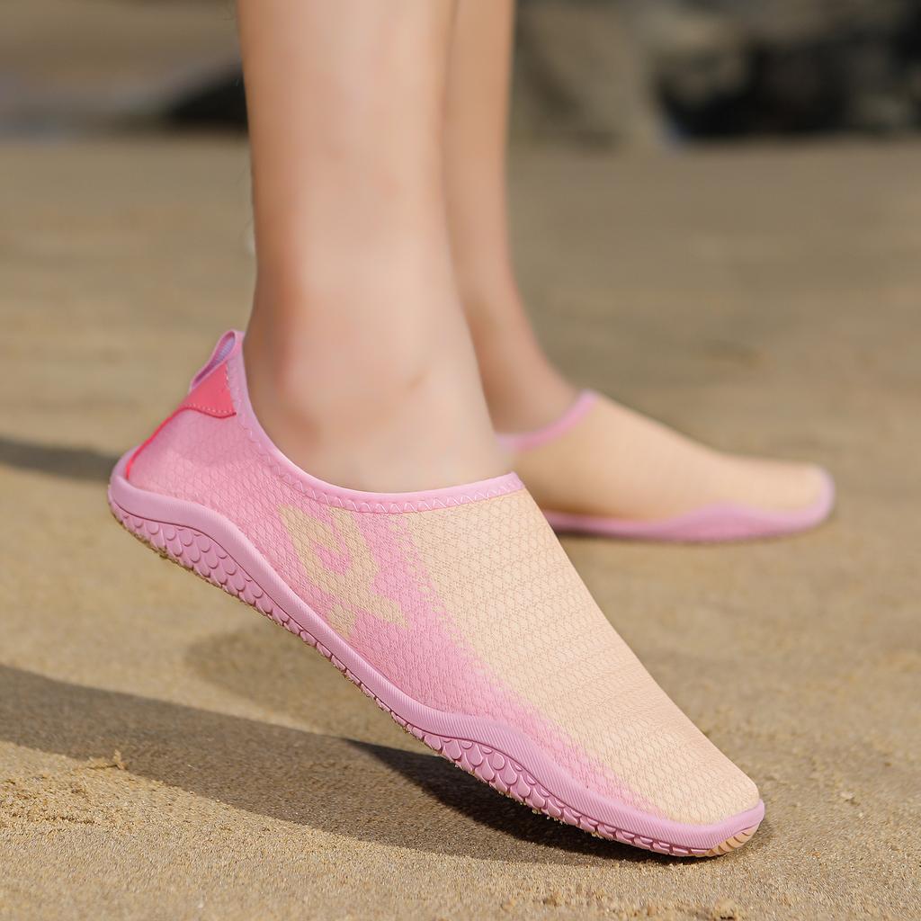 Dospělé plážové šnorchlovací boty potápěčské boty dámské pár brodivé plavecké boty červená řeka chodidlo měkká podrážka kožené boty muži