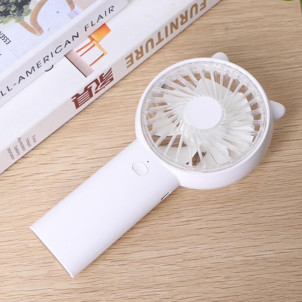 4Speed Adjustable Lightweight Handheld Fan, Portable Battery Operated Fan With Creative Design And Powerful Wind Performance For Indoor Outdoor Use