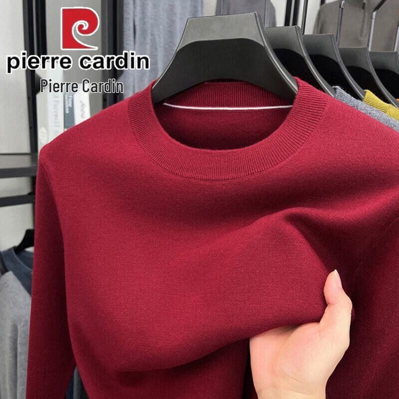 Pierre Cardin Men's Slim Fit Half-Turtle Neck Knit Sweater