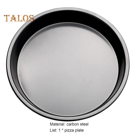 Pizza Pan Durable Easy Demould Evenly Heat Innovative Curling Edge Design Cake Mould for Household