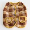 French Bulldog Red Plaid Vest Double Layer Casual for Chubby Dogs Corgi English Bulldog Pug