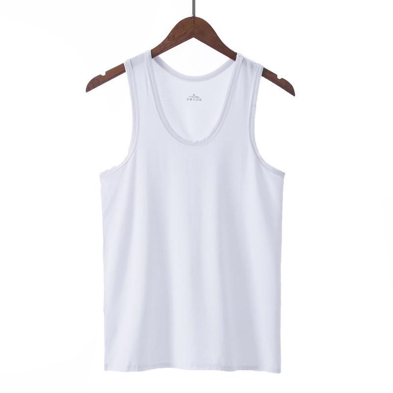 Breathable Men's Summer Y-Back Tank Top Vest, Casual Sleeveless T-shirt