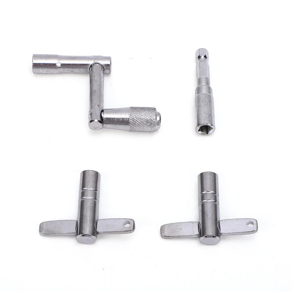 Drum Key Set 4Pcs Metal Tuning Tool Wrench Portable for Acoustic and Electronic Drums