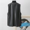 Vest for Women Spring  Autumn  Warm Stretchy  Sleeveless  V-neck Oversize Jacket
