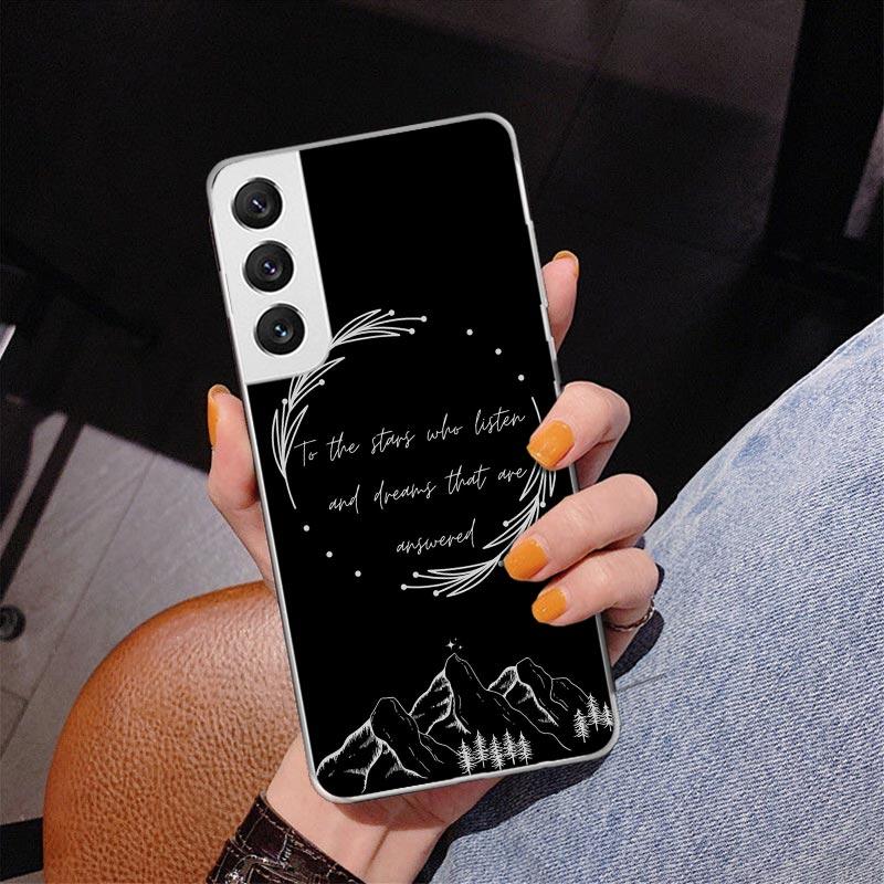 A Court of Mist Fury Sarah J Maas Phnoe Case for Samsung Galaxy S26 S25 Edge S23 S24 Ultra S22 Plus S21 S20 FE Unique Cover Soft