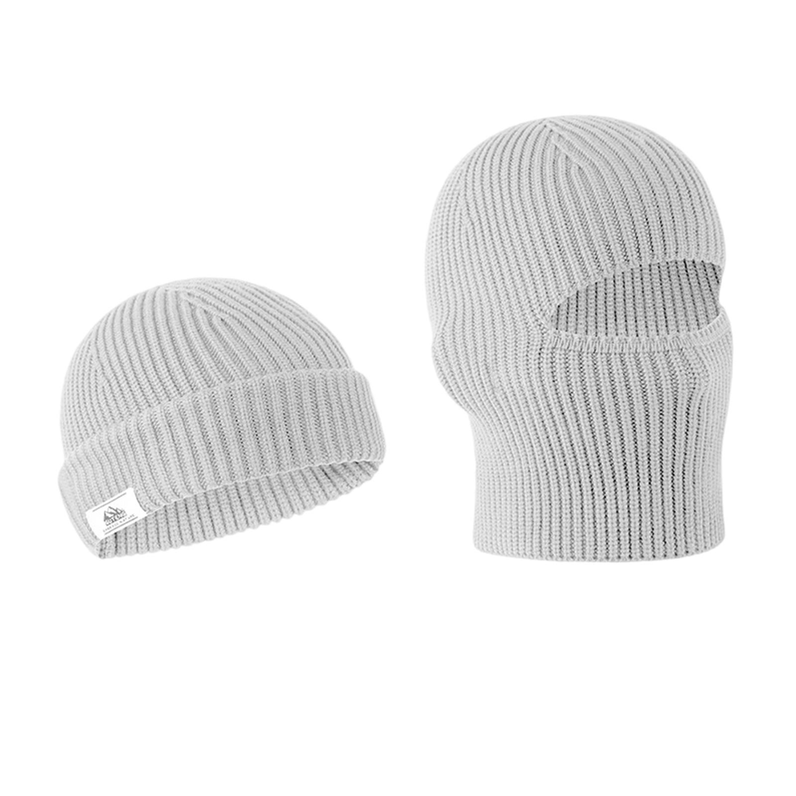 

Мужские и женские вязаные шапки, повседневные и универсальные, теплая и холодная шапка, большой обхват головы, шерстяная шапка, одна шапка, двойная носка One Size