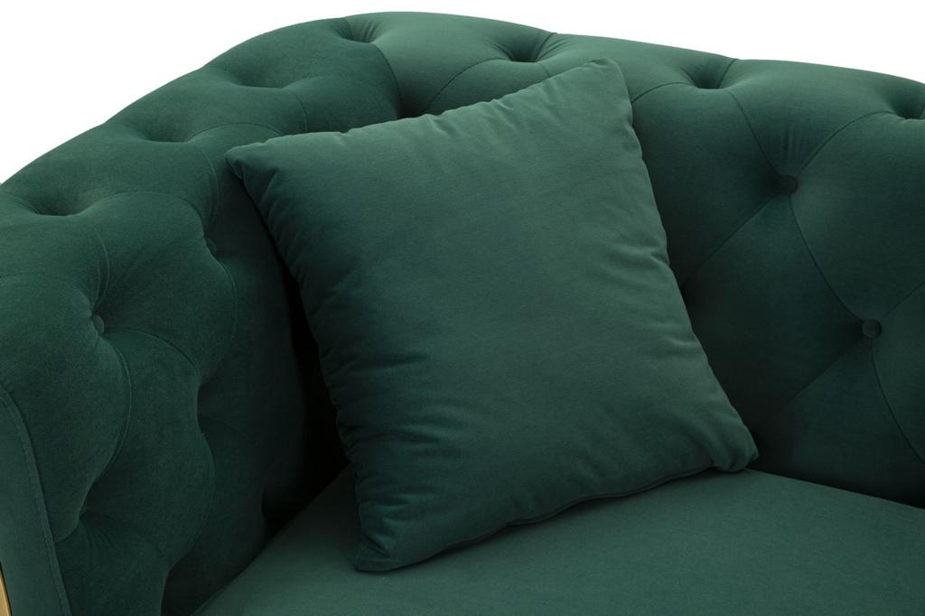 Sofa Emy Green With Cushionscm 162X83X76