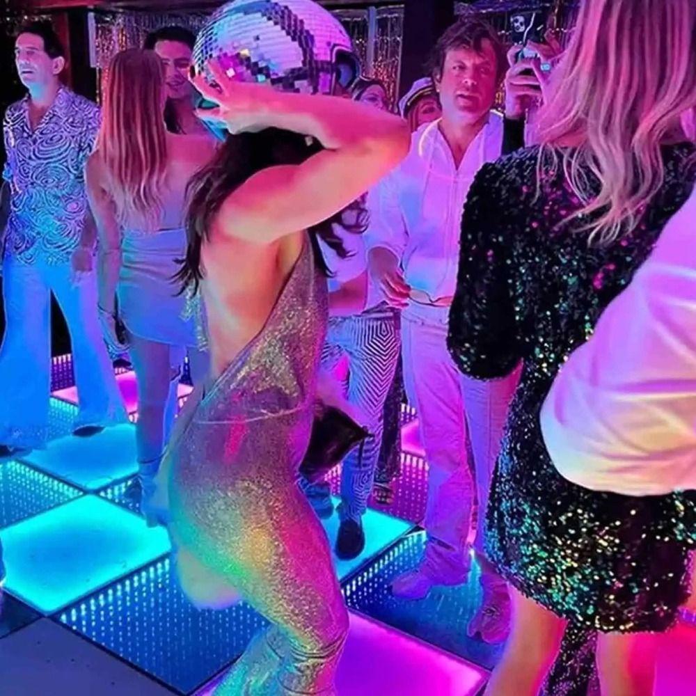 Full Reflective Design Disco Helmet Premium Glitter Mirror Surface Helmet  Stage Performances