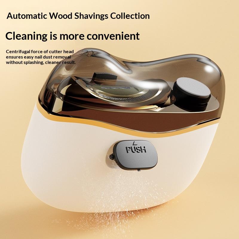 New Electric Nail Clippers Grinder Two-in-One Stainless Steel Anti-Pinch Finger Nailer for Baby Old Man Universal Household Use