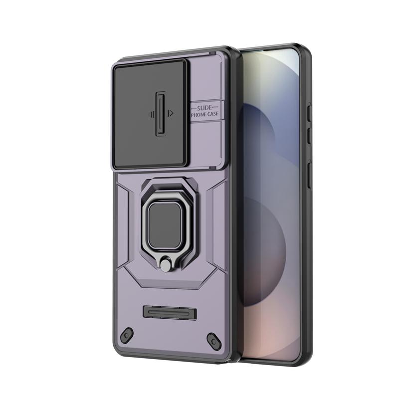 Push Window Phone Case For Samsung Galaxy S26 Ultra Ring Holder Magnetic Cover Samsung S26 Ultra Case For Samsung S26 Ultra Case