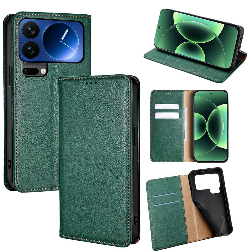 For Xiaomi 17 Pro Case Wallet PU Leather Magnetic Auto-Absorbed Phone Cover