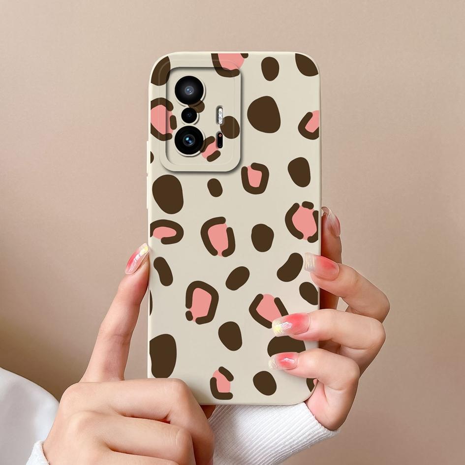 Case For Xiaomi 11T Pro Cover Fashion Design Sweet Girls Matte Liquid Silicone Screen Protector Shell For Xiaomi 11T 11 T Fundas