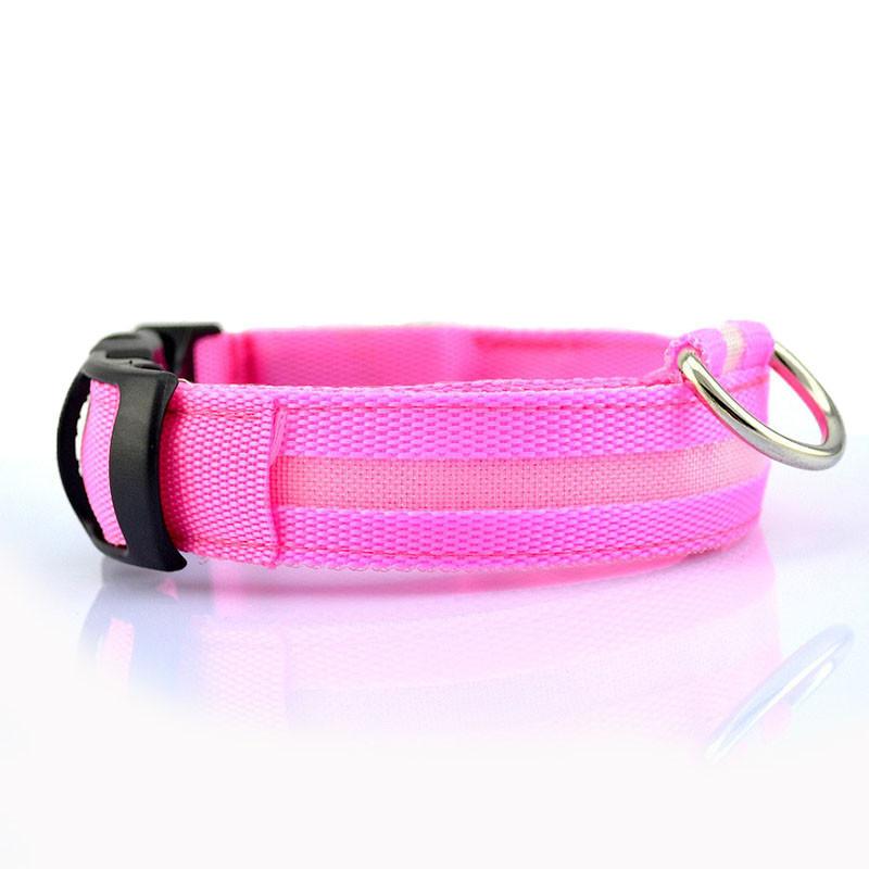 Haustier LED leuchtendes Hundehalsband wiederaufladbar für kleine mittlere große Hunde