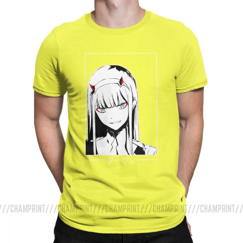 Cool Zero Two T Shirt Darling In The Franxx Movie Koszulka męska 100 bawełna