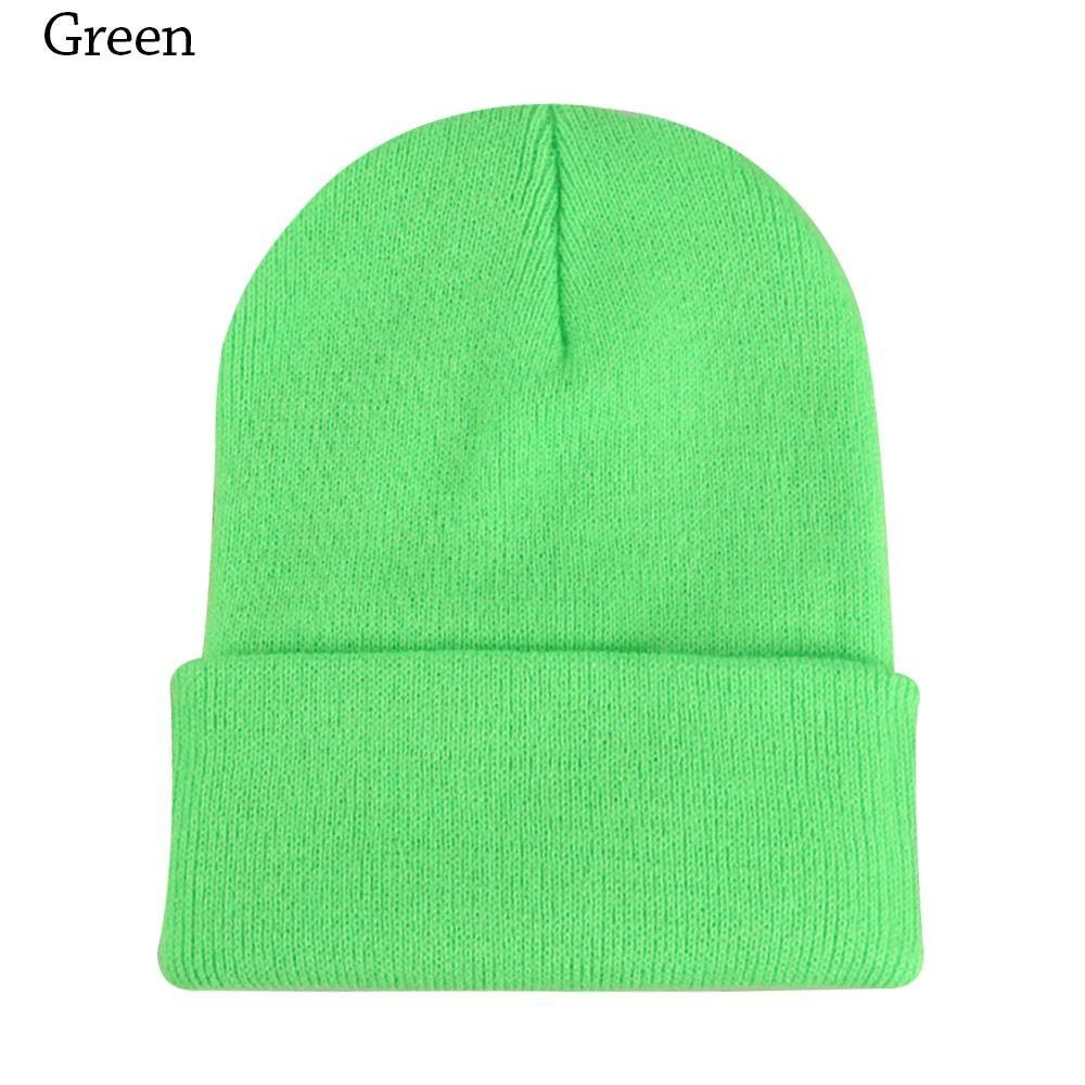 Thickened Beanie Caps Keep Warm Knitted Hat Casual Winter Hats  for Men Women