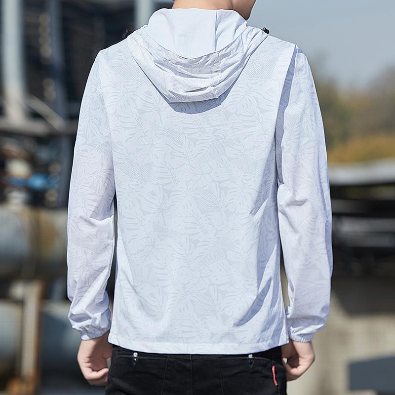 Sun Protection Clothing Men's New Summer Sun Protection Clothing Men's Hooded Anti-UV Outdoor Fishing Jacket Ultra-thin