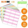 Azureal 540 PCS Moving Labels, 10 Color Coded Moving Stickers Including Fragile, Heavy and Blank Labels, 2'' x 3'' Packing Labels for Moving Boxes,