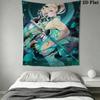 Kazama Iroha Pattern Home Decor Tapestry, Wall Hanging, Decorative RV Wall Cloth.NGT0928367