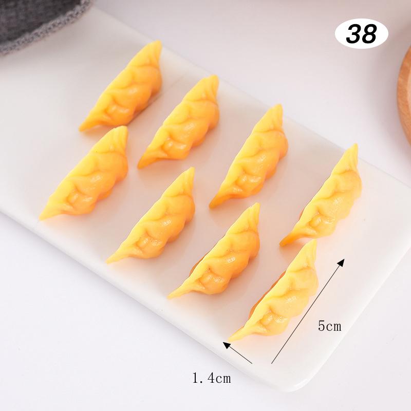 4 Pcs Simulated Hotpot Ingredient Model Mini Fake Vegetable Realistic Beef Roll Restaurant Store Barbecue Shop Display Decor