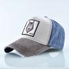 Cap With Embroidery Animals Patch Men Snapback Hip Hop Dad Hats Women Four Seasons Adjustable Visor Cap Vintage Denim Baseball Minimalist