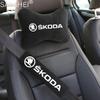 AAABO1 Car Headrest Neck Pillow Seat Belt Shoulder Pad For Fabia 1 2 Octavia A7 RS Superb Rapid Yeti Karoq Vision Accessories