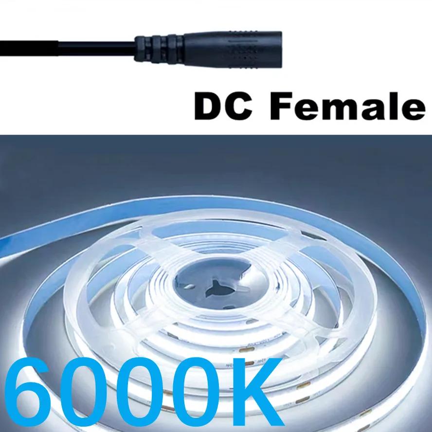 320LED 1-10m Dimmable LED COB Strip DC 12V 24V FOB Lights for Room Bedroom Decor High Density Soft Flexible Neon Tape Light Lamp