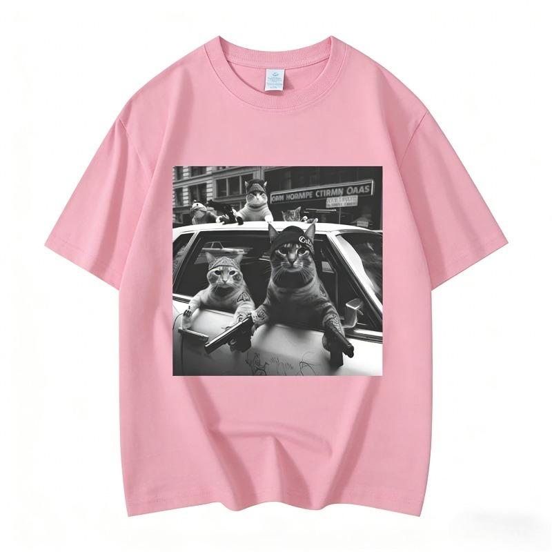 Streetwear Funny TShirts for Mens Fashion Vintage Short Sleeve High Quality Cotton 100 Oversized Casual Breathable Tshirts