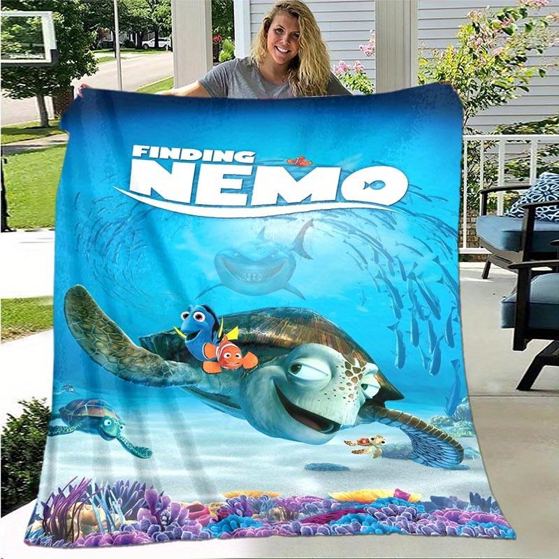 1pc Finding Nemo Printing Blanket - Soft, All-Season Throw for Living Room, Bedroom,Personalized Gift with Adorable Cartoon Design