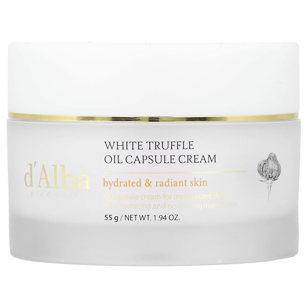 d'Alba White Truffle Oil Capsule Cream, 55G(1.94Oz)