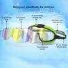 Kids Swimming Glasses Anti-Fog Pool Goggles No Leaking with Ear Plugs Nose Clip for Children From 4 To 15 Years Old
