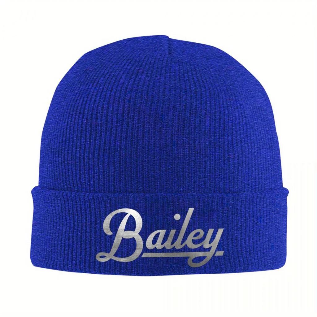 New BAILEY Warm Knitted Cap Hip Hop Bonnet Hat Autumn Winter Outdoor Beanies Hats For Unisex Adult