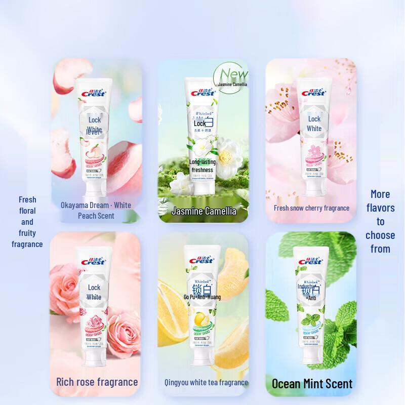 Crest Dual-Color Whitening Toothpaste & Gum Care Toothbrush Set