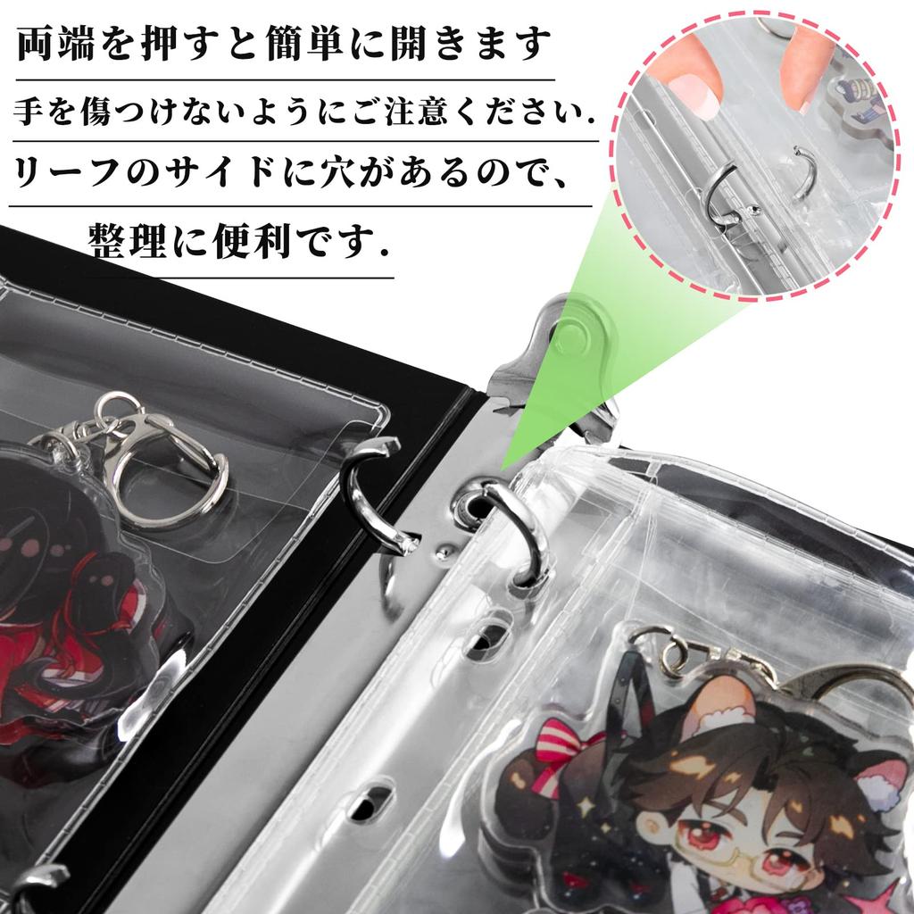 Rubber Strap Key Holder Dedicated Storage File Key Cover Transparent Storage File A4 Size Maximum 81 Sheets Storage Large Capacity Compatible with