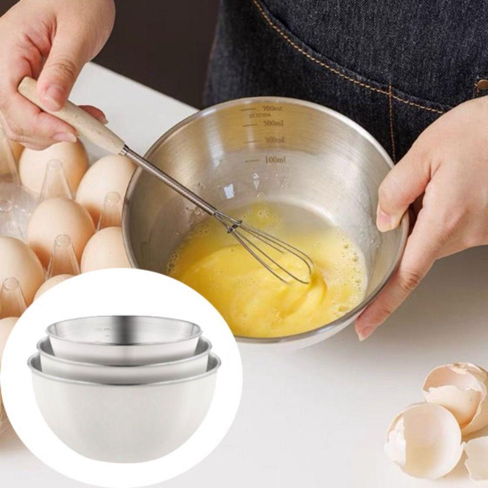 Anti-scalding Salad Mixing Bowl Sets Large Capacity Kitchen Storage Bowls  Salad Making