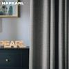 1 Stück NAPEARL Präzisions-Verdunkelungsvorhang 70% Verdunkelung Unifarbener Fensterbehang für Wohnzimmer Schlafzimmer Heimdekoration