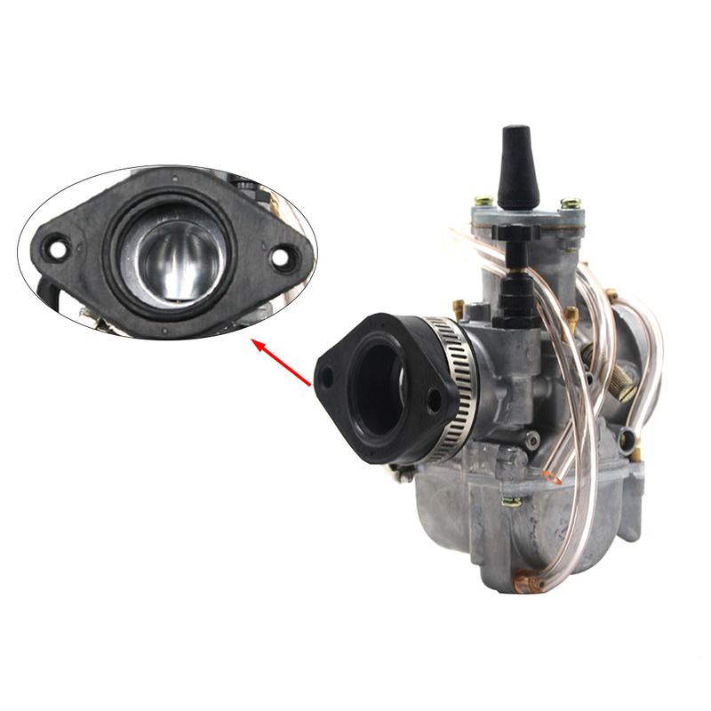 ZSDTRP Rubber Adapter Inlet Intake Pipe fit on KOSO Maikuni PWK KEIHIN OKO 21 24 26 28 30 32 34mm Carburetor Universal UTV ATV