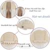 MERISIHAIR Women Fashion Shoulder Length Light Blonde Wig Without Bangs Lace Front Synthetic Fiber Short Straight Wig for Women