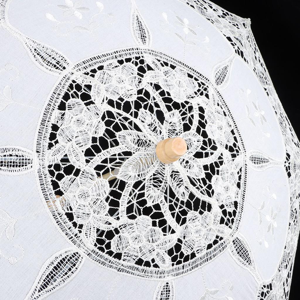 West   Bridal Lace Umbrella Parasol Banquet Stage Photography Prop Wedding Supplies