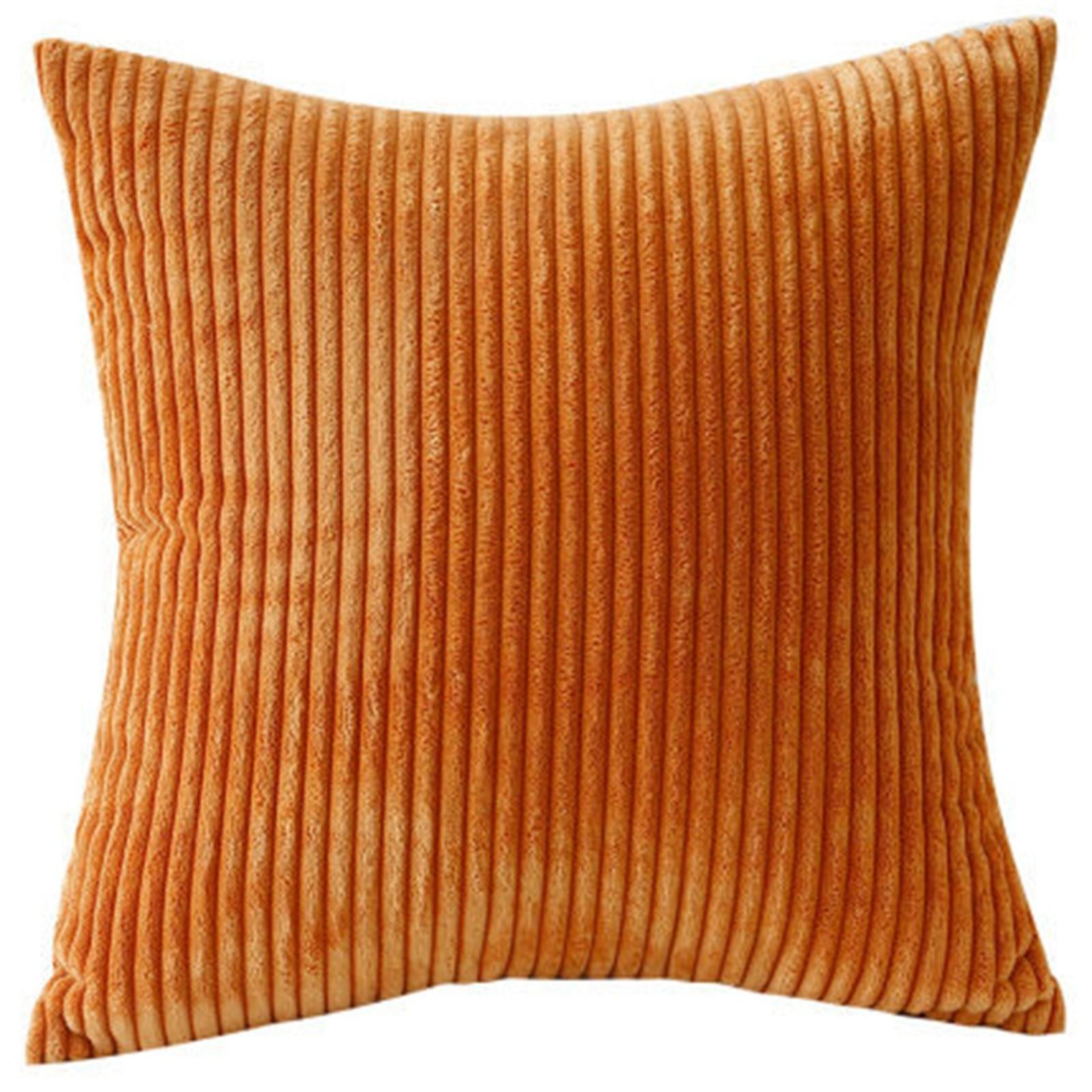 

Велика наволочка 45*45 см. Суперм’яка вельветова наволочка. Смугаста декоративна наволочка для ліжка. Диван. Весняний домашній декор. One Size