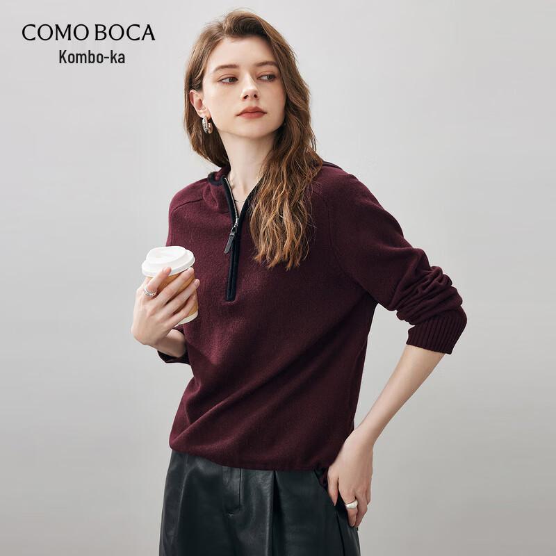 

Kemengboka 2025 Осень/Зима Женский Повседневный Вязаный Шерстяной Свитер с Капюшоном L