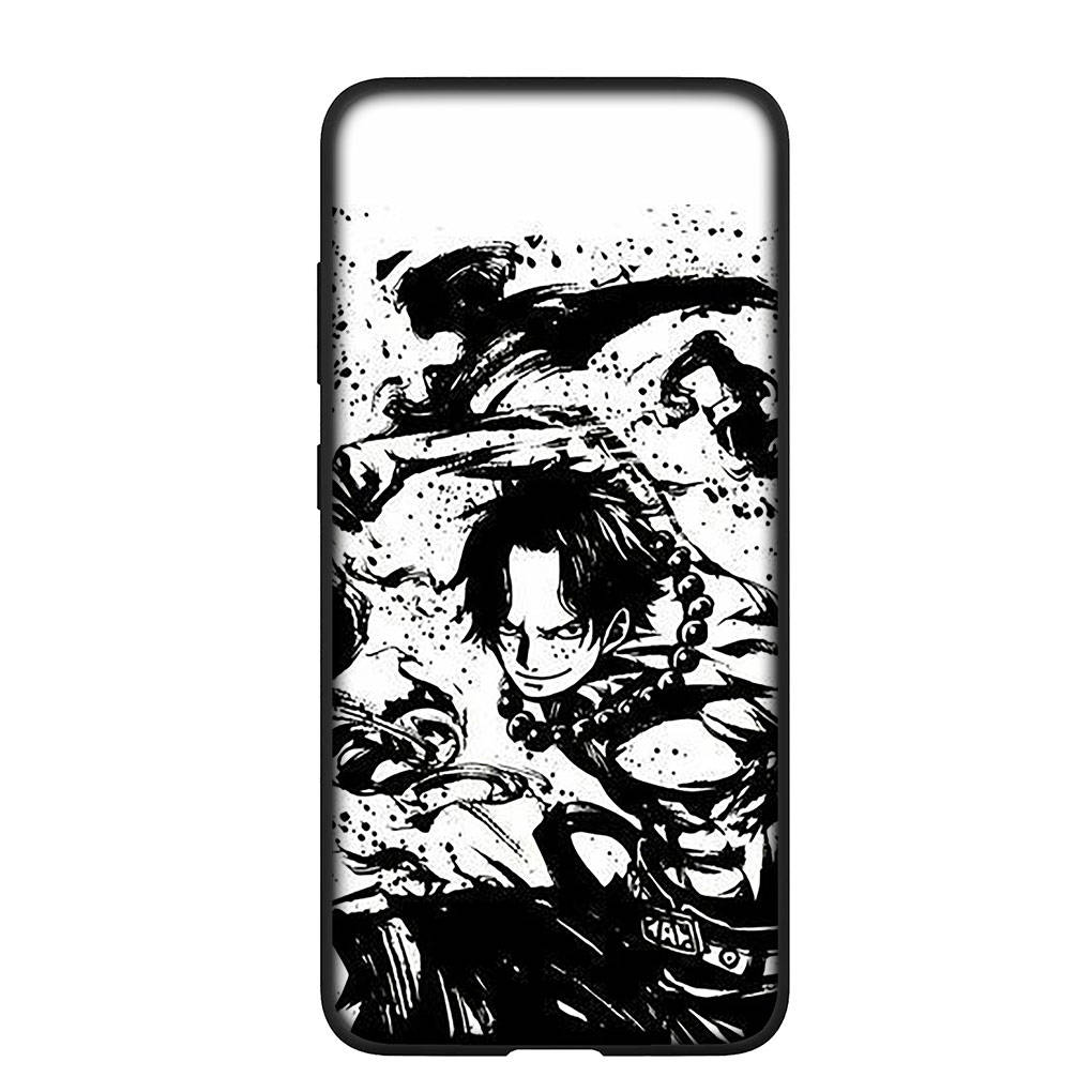 Handyhülle für Samsung Galaxy S25 S24 S23 iPhone 16 15 Xiaomi Redmi Note 14 13 12 16E X 11 Pro Max XR OPPO Moto Shanks Rote Haare Luffy One Piece Hülle