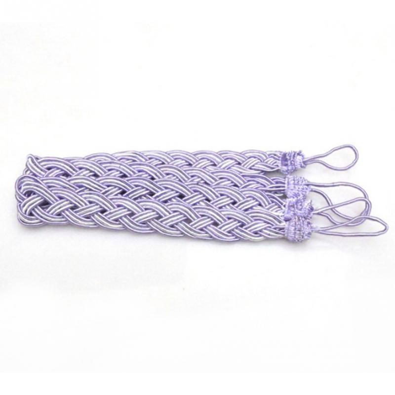 2ks/pár Splétaná záclona Dekor s vázaným lanem Lanyard Závěsný vázací obvaz Jednoduchý závěs na okno Dveře