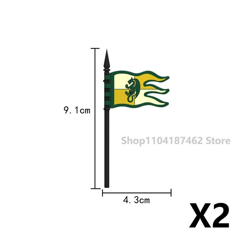 Medieval Roman Knight Legion Building Block Castle Green Dragon Forest Wolf War Horse Dragon Lion Shield Armor Cloak Brick Toys