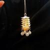 Pendant Palace Lamp Creative Accessories Light Luxury Pendant Refrigerator Sticker National Style Hanfu Fringed Jewelry