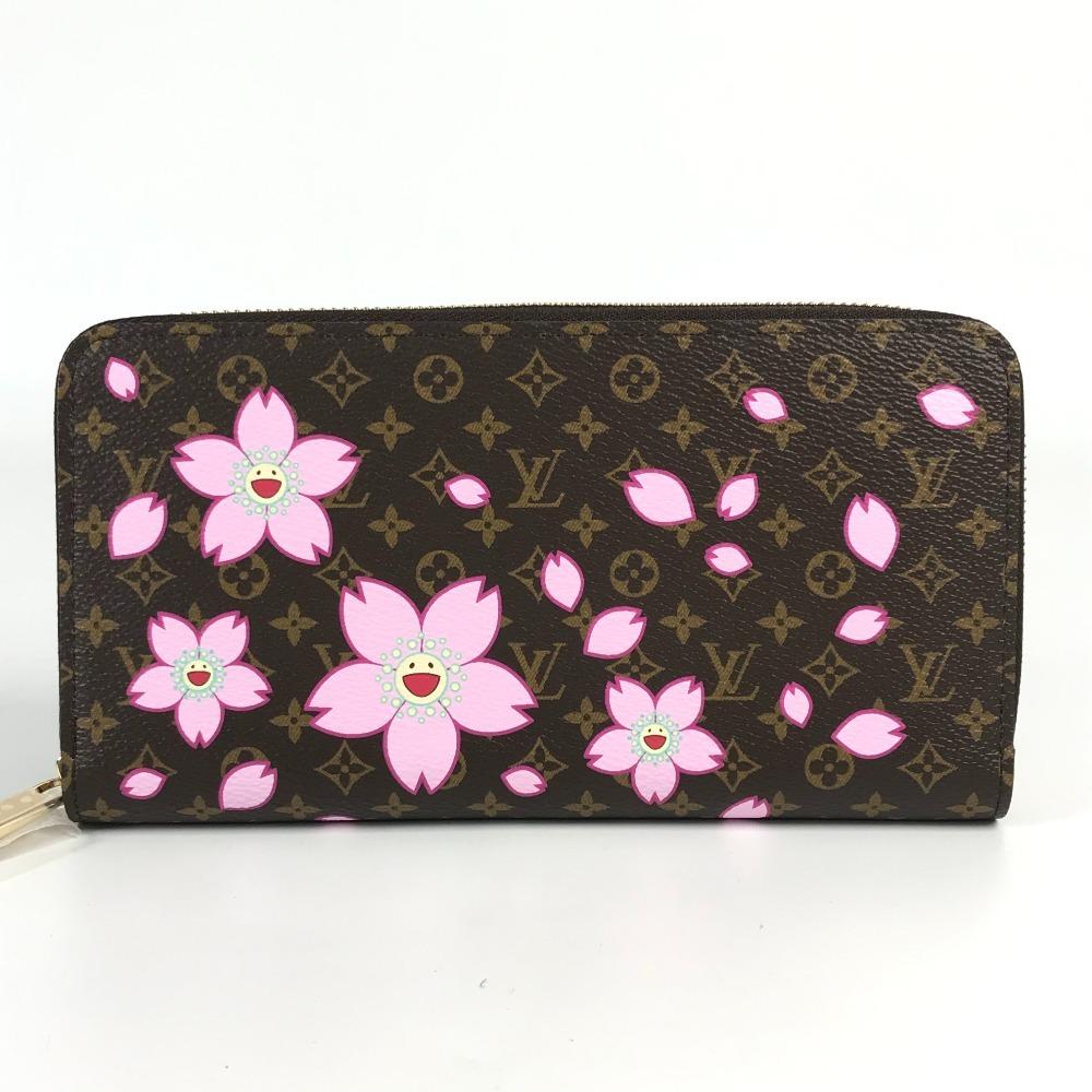 Louis Vuitton M13433 Murakami Takashi Monogram Zippy Wallet CherryBlossom Unused